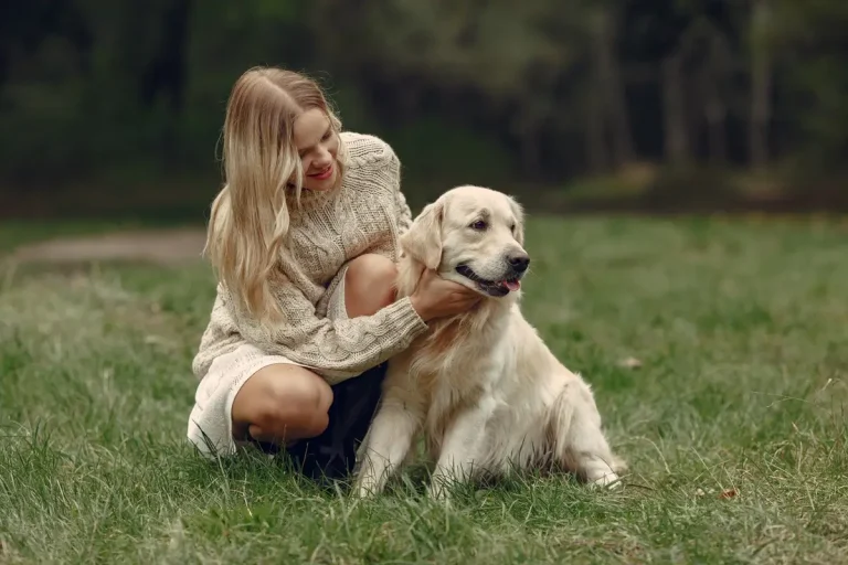 Races de chien de chasse jeune fille chien
