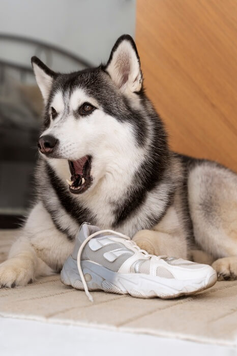jouet pour chiot qui mordille eviter piquer chaussures